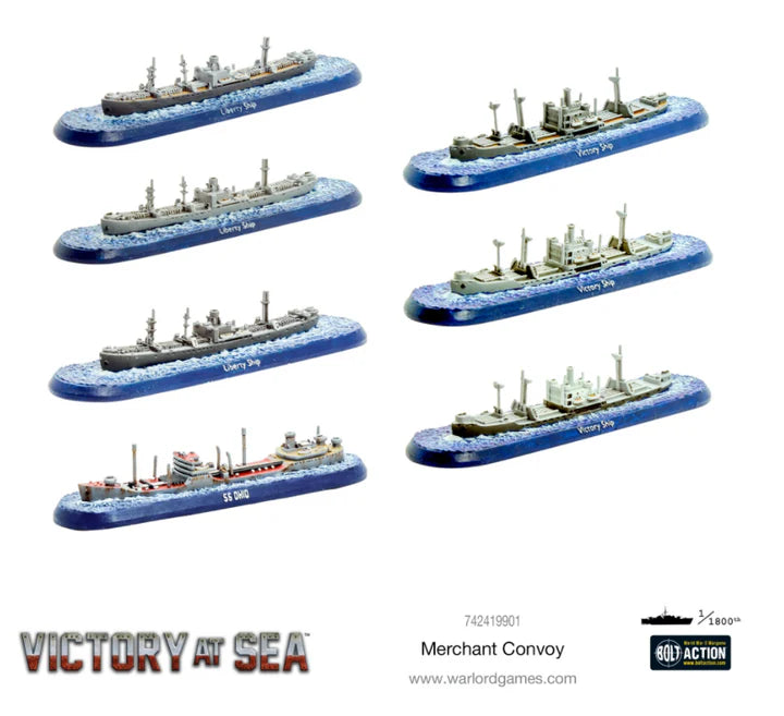 Victory at Sea - Merchant Convoy - The Tabletop Strategist