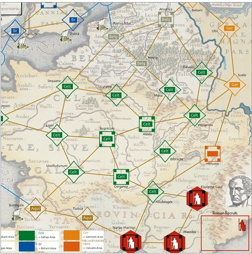 Decision Games - Caesar's War: The Conquest of Gaul, 58-52 BC