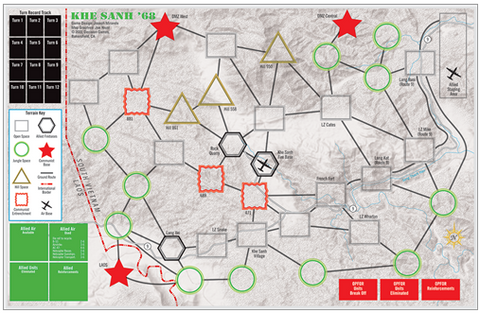 Decision Games -  Khe Sanh '68: Marines Under Siege (Solitaire)