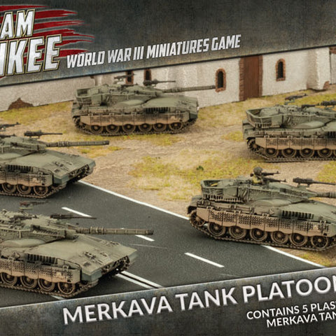 Merkava Tank Platoon (Plastic) (TIBX01) - The Tabletop Strategist