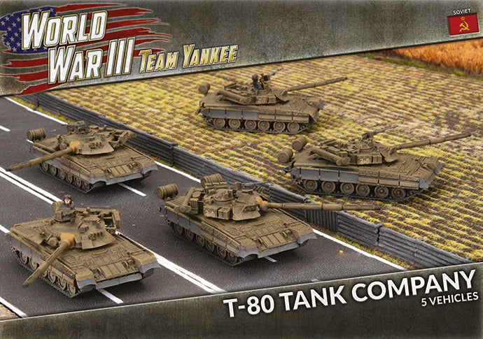 T-80 Tank Company (Plastic) (TSBX21) - The Tabletop Strategist