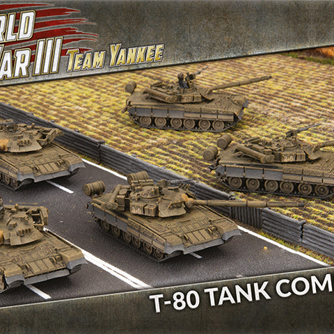 T-80 Tank Company (Plastic) (TSBX21) - The Tabletop Strategist