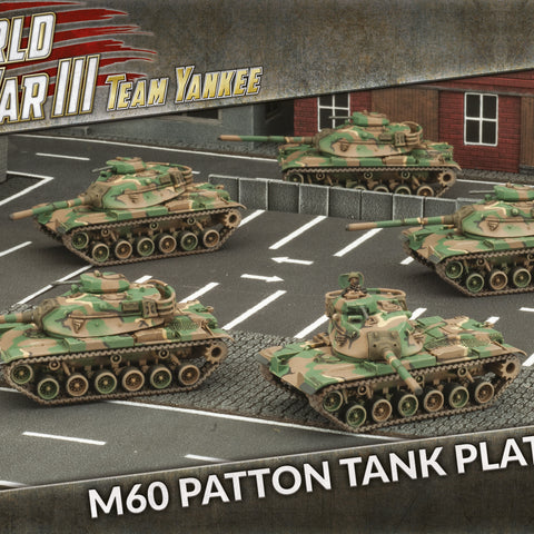 M60 Patton Tank Platoon (Plastic) (TUBX11) - The Tabletop Strategist