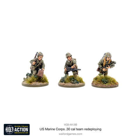 Bolt Action: USMC 30 Cal MMG team redeploying