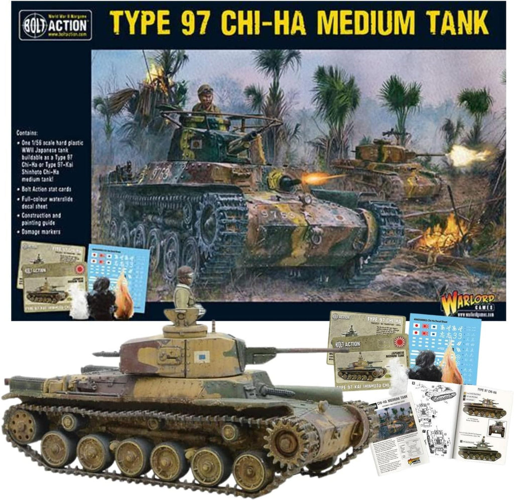 Bolt Action: Type 97 Chi-Ha Medium Japanese Tank (Plastic) - The Tabletop Strategist