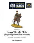 Bolt Action: Baron Nishi (Imperial Japanese Officer on Horse)
