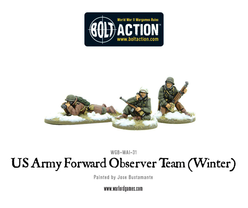 Bolt Action: US Army Forward Observer team (Winter)