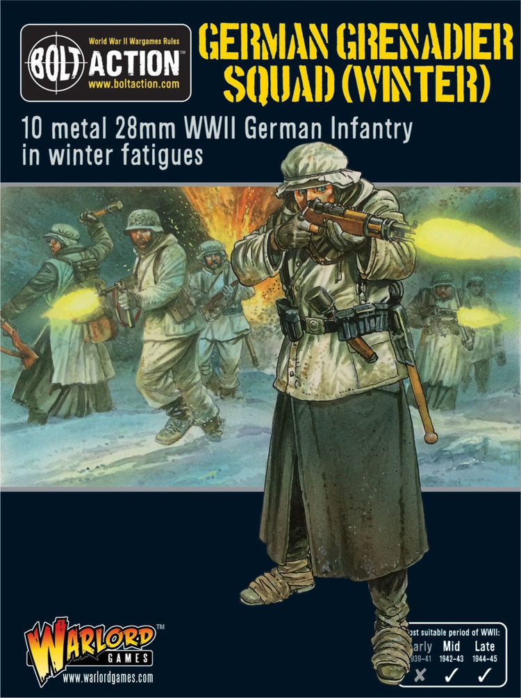 Bolt Action: German Grenadiers In Winter Clothing - The Tabletop Strategist