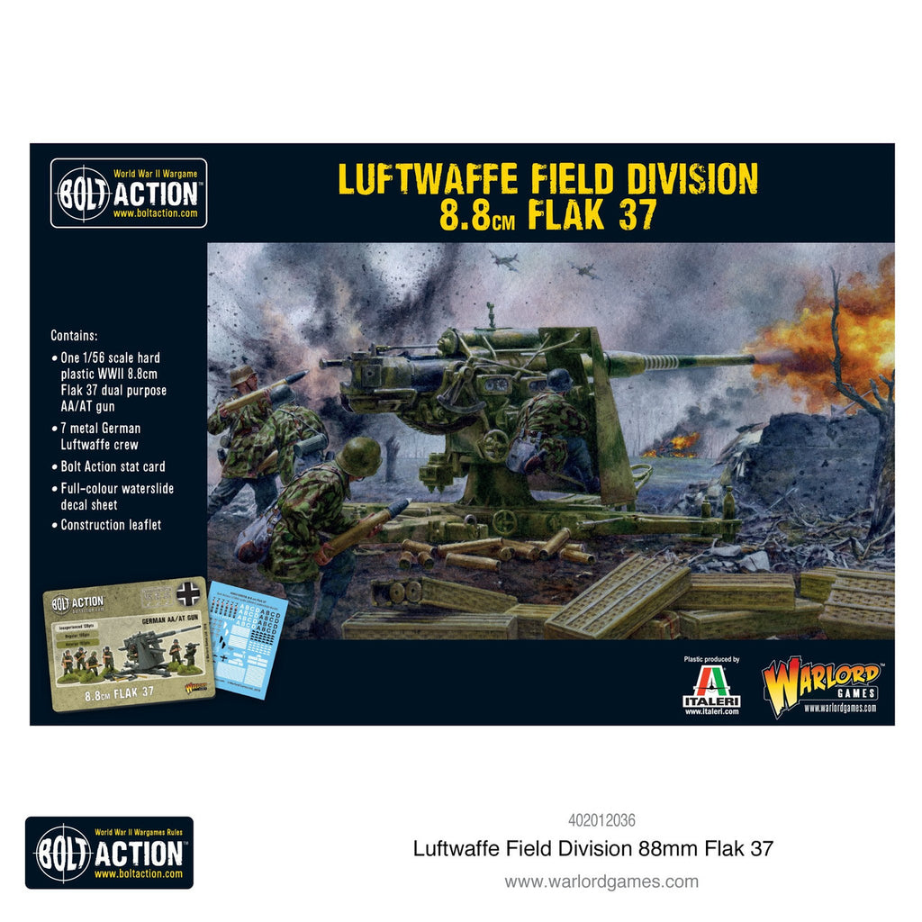 Luftwaffe Field Division 8.8cm Flak 37 - The Tabletop Strategist