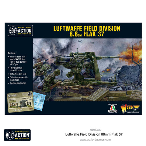 Luftwaffe Field Division 8.8cm Flak 37 - The Tabletop Strategist