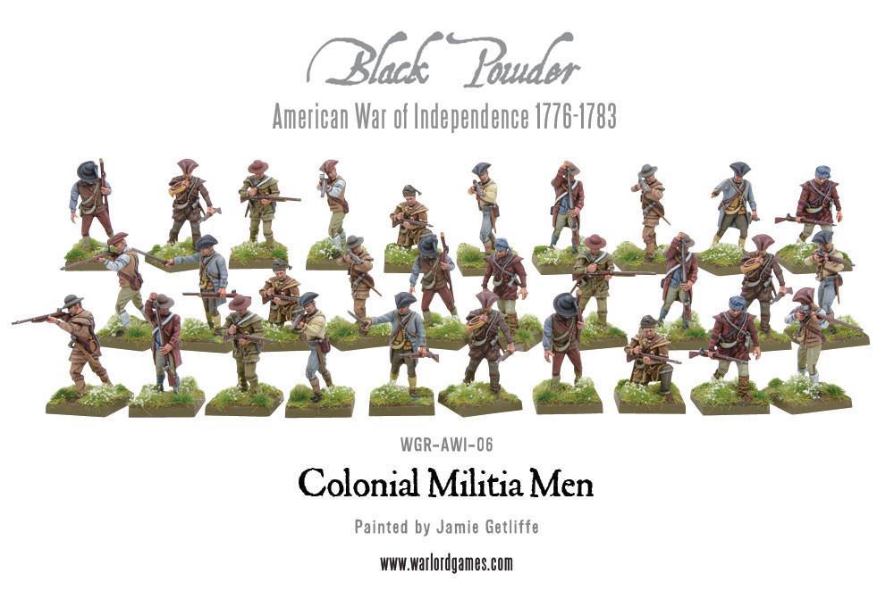 Black Powder: Colonial Militia Men - The Tabletop Strategist