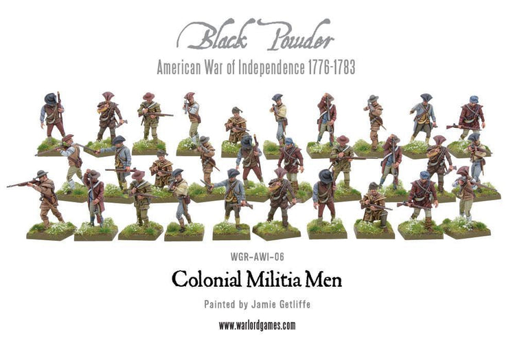 Black Powder: Colonial Militia Men - The Tabletop Strategist