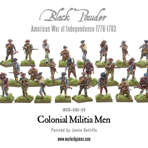 Black Powder: Colonial Militia Men - The Tabletop Strategist