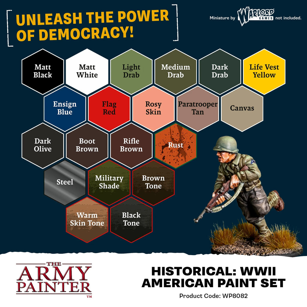Warpaints Fanatic: World War II American Paint Set
