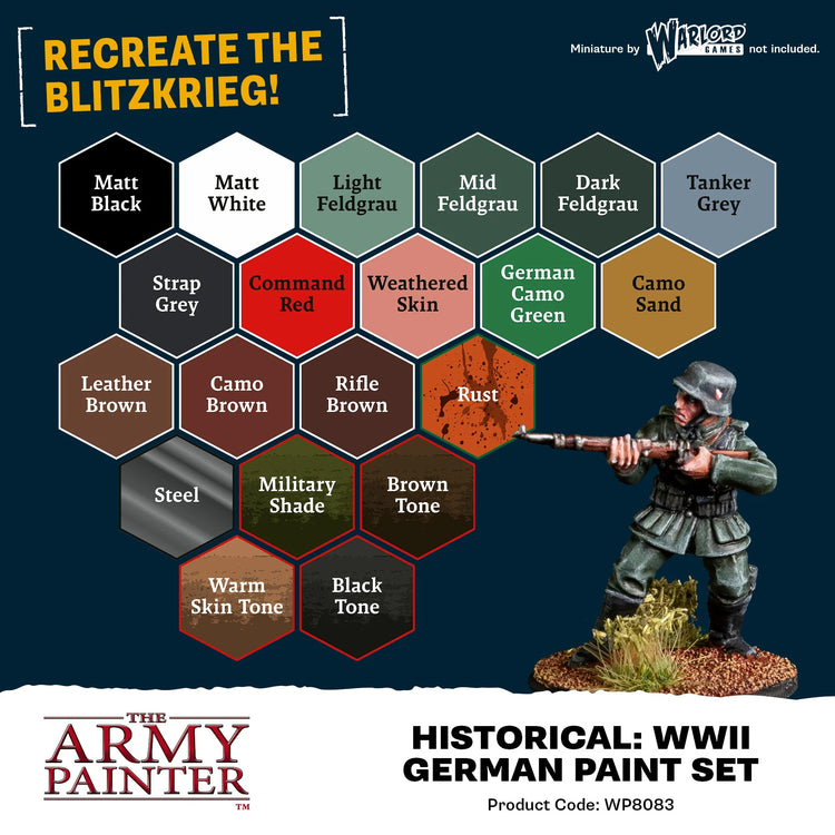 Warpaints Fanatic: World War II German Paint Set
