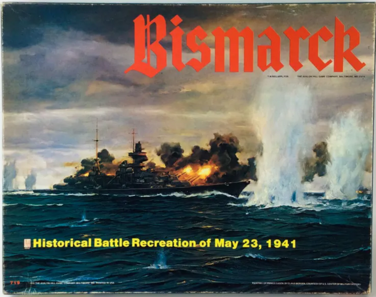 Bismarck (Second Edition) (1978) (USED, FAIR) - The Tabletop Strategist