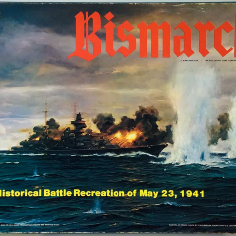 Bismarck (Second Edition) (1978) (USED, FAIR) - The Tabletop Strategist