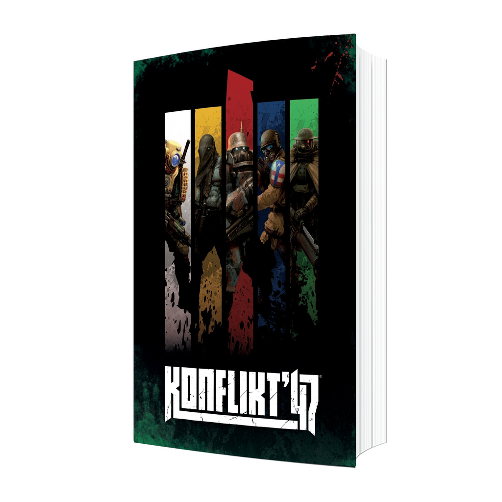 Konflikt '47 Rulebook with special Axis miniature