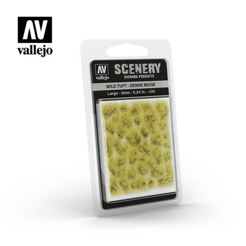 Vallejo Scenery: Wild Tuft- Dense Beige, Large (6 mm. / 0,24 in.)