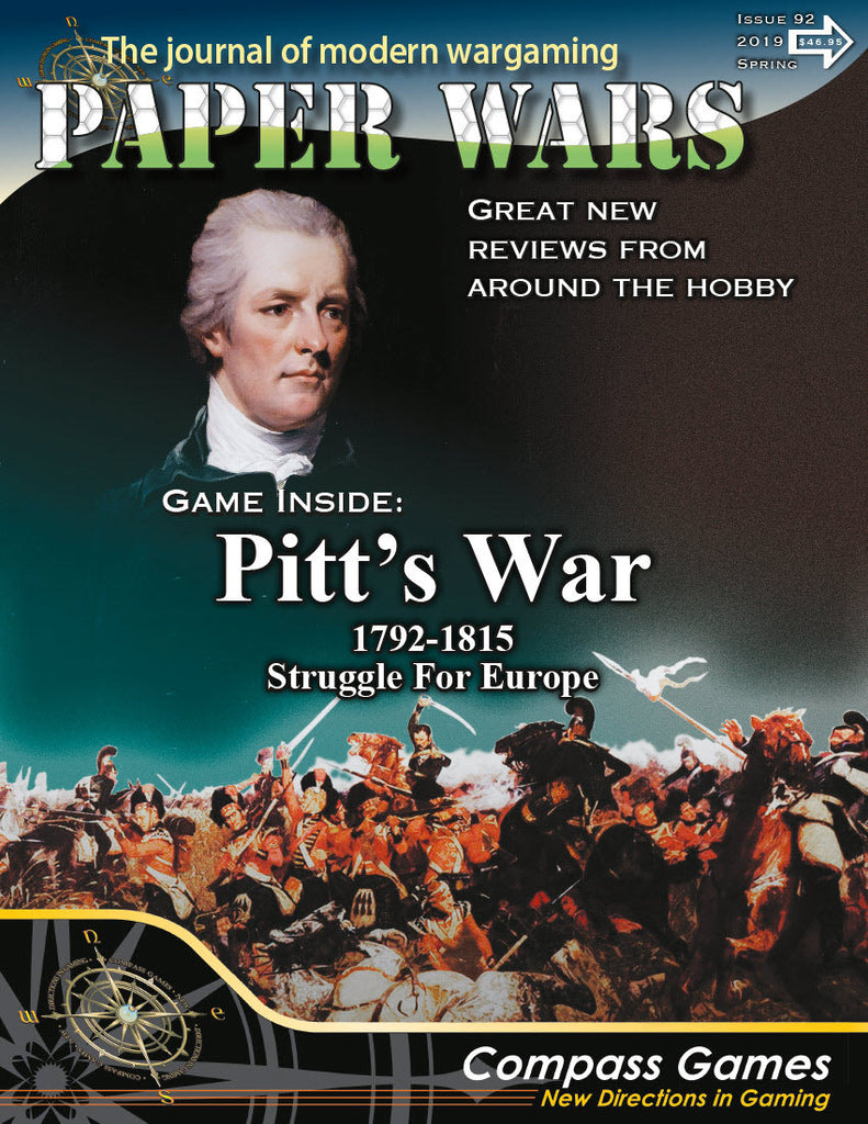 Paper Wars Issue 92: Magazine & Game (Pitt's War) - The Tabletop Strategist