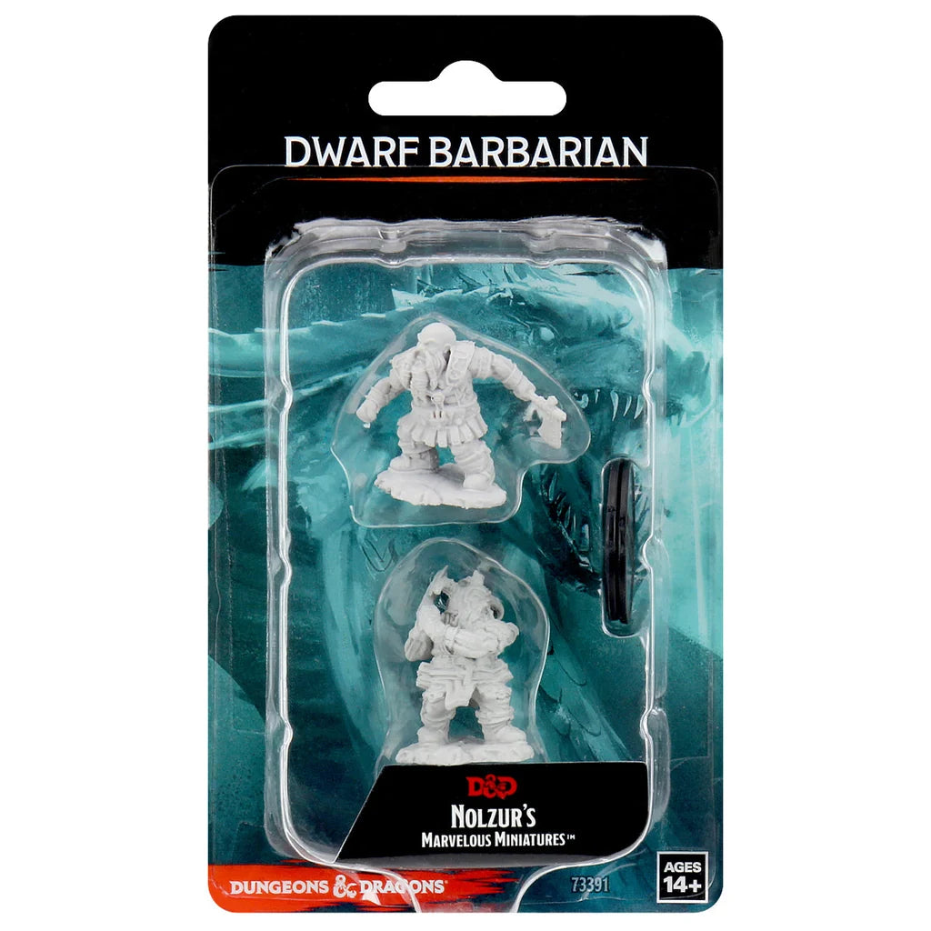 D&D Nolzur's Marvelous Miniatures - Dwarf Barbarian