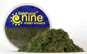 Basing: Hobby Round- Dark Green Static Grass