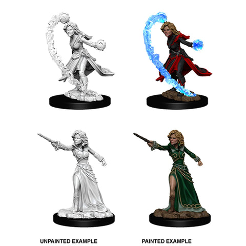 Pathfinder Deep Cuts - Female Human Wizard