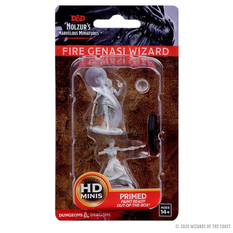D&D Nolzur's Marvelous Miniatures - Fire Genasi Wizard