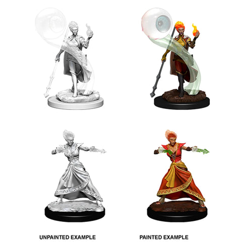 D&D Nolzur's Marvelous Miniatures - Fire Genasi Wizard