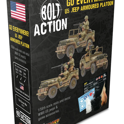 Bolt Action:  Go Everywhere! US Jeep Armoured Platoon