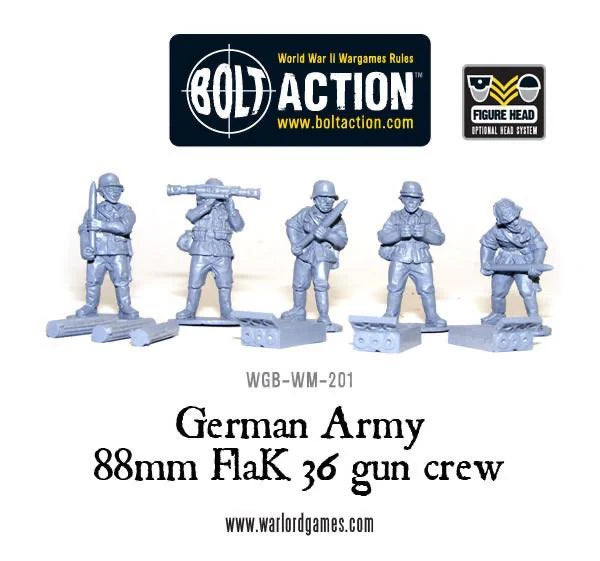 Bolt Action: German Heer Flak 88 Crew