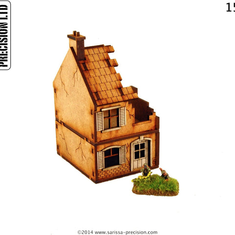Destroyed Terrace House - N502 - The Tabletop Strategist