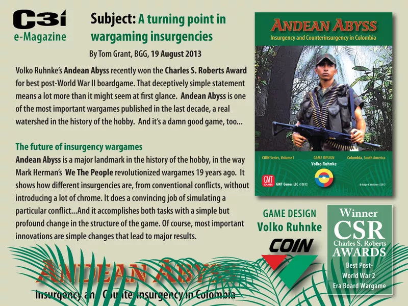 Andean Abyss (2nd Printing) - The Tabletop Strategist