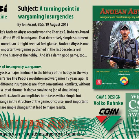 Andean Abyss (2nd Printing) - The Tabletop Strategist