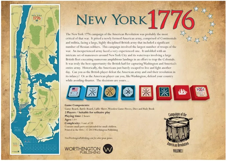 New York 1776 - The Tabletop Strategist