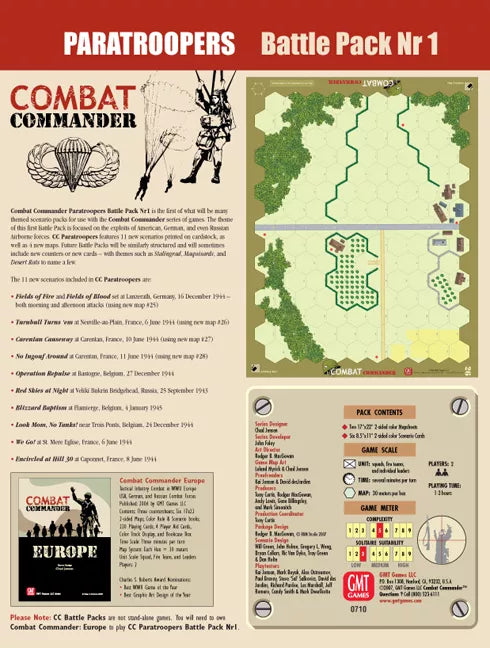 Combat Commander: Battle Pack #1 – Paratroopers - The Tabletop Strategist