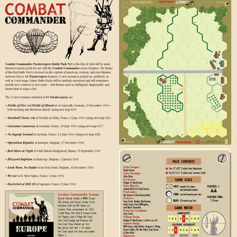 Combat Commander: Battle Pack #1 – Paratroopers - The Tabletop Strategist