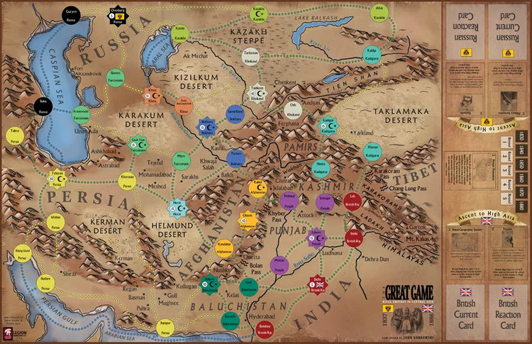 The Great Game: Rival Empires in Central Asia 1837-1886 - The Tabletop Strategist