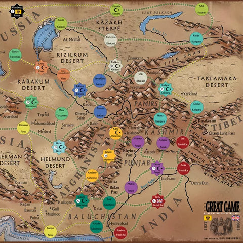 The Great Game: Rival Empires in Central Asia 1837-1886 - The Tabletop Strategist