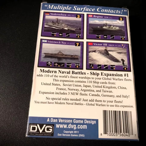 Modern Naval Battles: Global Warfare Ship Expansion #1 - The Tabletop Strategist