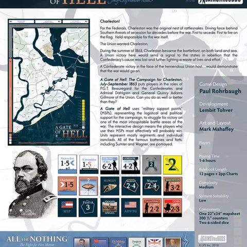 A Gate of Hell: The Campaign for Charleston, July-September 1863 - The Tabletop Strategist