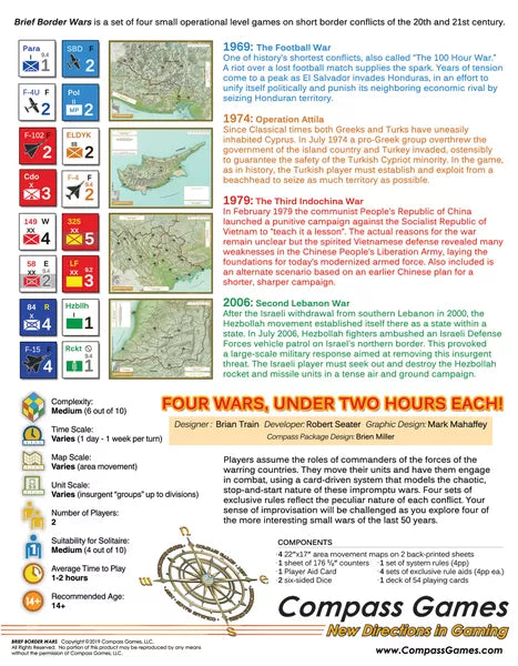 Brief Border Wars (2020) - The Tabletop Strategist