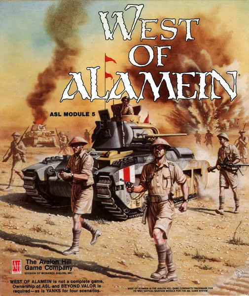 West of Alamein: ASL Module 5 (1988) (USED, COMPLETE) - The Tabletop Strategist