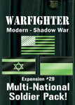 Warfighter Shadow War: Expansion #29 – Multi-National Soldier Pack - The Tabletop Strategist