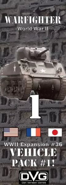 Warfighter: WWII Expansion #36 – Vehicle Pack #1 - The Tabletop Strategist