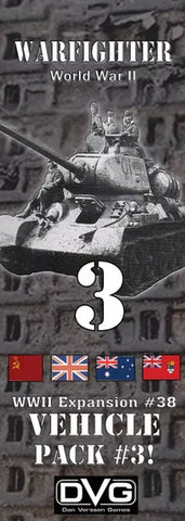 Warfighter: WWII Expansion #38 – Vehicle Pack #3 - The Tabletop Strategist