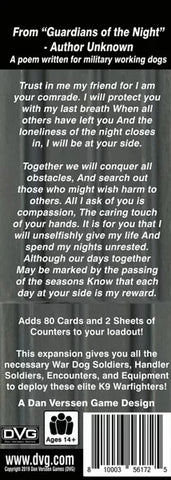 Warfighter: Expansion #37 – K9 & Handlers! - The Tabletop Strategist