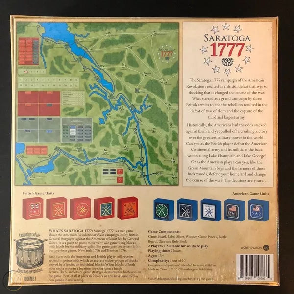 Saratoga 1777 - The Tabletop Strategist