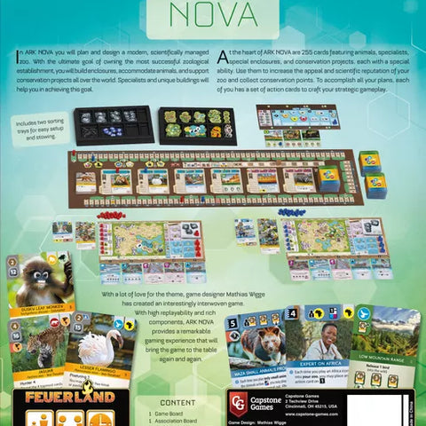 Ark Nova with Marine Worlds Expansion (Used, Complete)