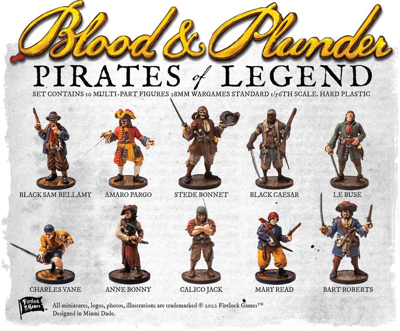 Blood & Plunder: Pirates of Legend Captains Box